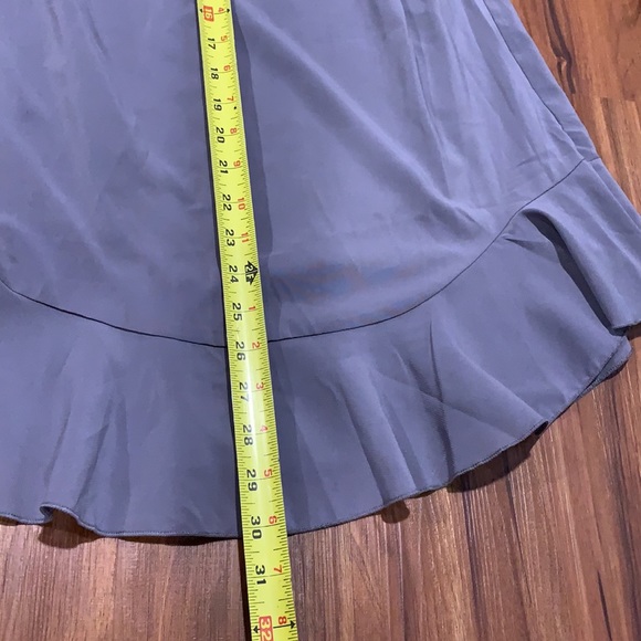 Gray Off-Shoulder Mini Dress - Picture 7 of 7